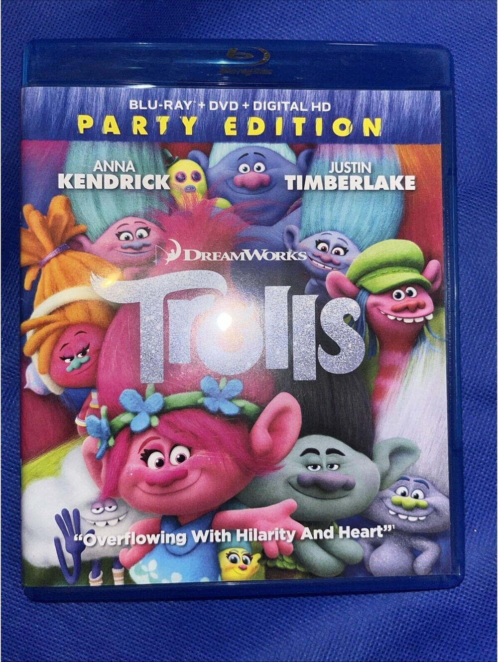 Trolls (Blu-ray, 2016) Sealed